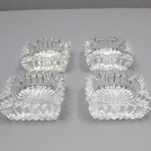 Antique Heisey Lead Crystal Personal Ashtray